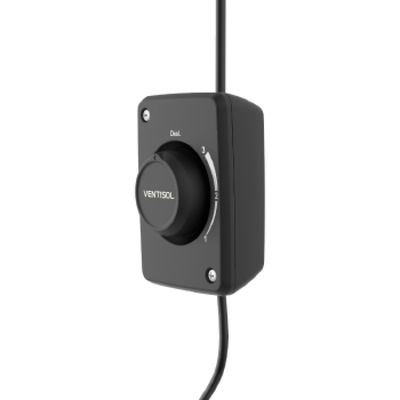 Ventilador Parede 220V Monta Fácil 50CM Preto Ventisol