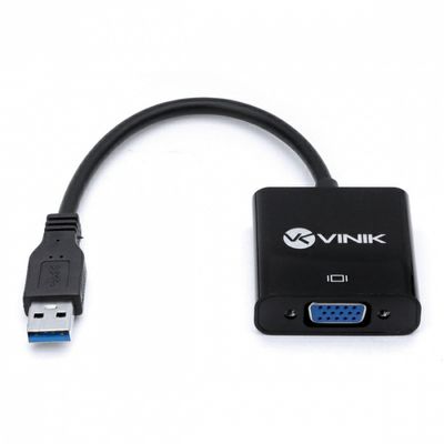 Adaptador VGA Femea para USB Macho - Vgafusbm