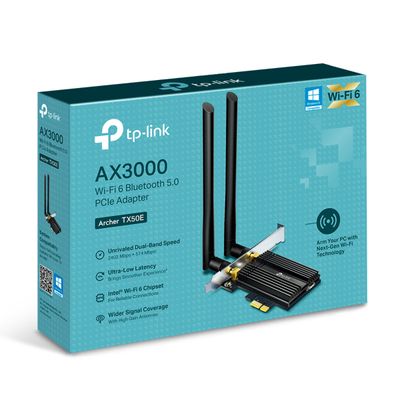 Adaptador PCI EX WI-FI 6 AX3000 C/ Bluetooth 5.0 ARCHER TX50E