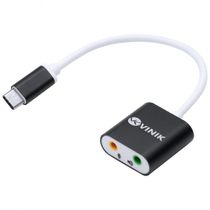 Adaptador P2 Duas Vias para USB Tipo C Fone + MICROFONE- ADFMUSBTC