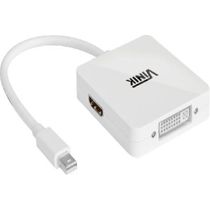 Adaptador 3 em 1 Mini Displayport para DVI/HDMI/DISPLAYPORT MDP-3IN