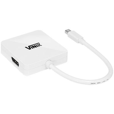 Adaptador 3 em 1 Mini Displayport para DVI/HDMI/DISPLAYPORT MDP-3IN
