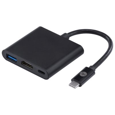 Adaptador HUB USB Tipo C X USB Tipo C, HDMI 4K, USB 3.0, 5GBPS 20CM - HCHUC-20