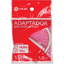 Adaptador Mini Displayport Macho X VGA Femea 15CM AMDP-VF15CM