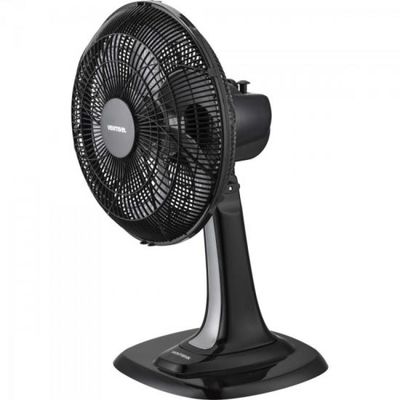 Ventilador de Mesa 30 CM com 6 PAS 220V Turbo 6 PRETO/CINZA Ventisol