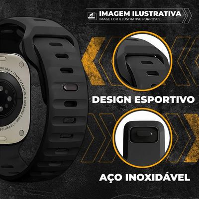 Pulseira Para Apple Watch 38 / 40 / 41MM Victus - Preta - Gshield