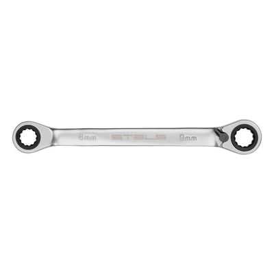Chave Estrela Com Catraca Crv 8-9mm Cromado Stels 1453155