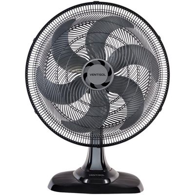 Ventilador Mesa Turbo 650cm 6 Pás 110V Preto