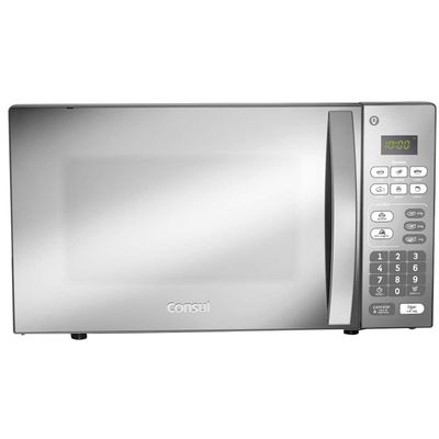 Forno de Micro-ondas Consul CM020BF com Função Descongelar, Design Moderno e Espelhado - 20L Cinza / 220