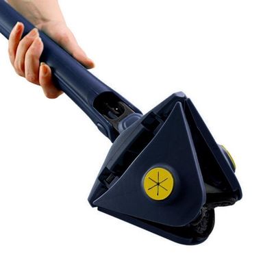 Mop Triângulo De Cozinha Limpeza Ajustável Giratório 360° Limpa Chão Vidro Esfregão Triangulo Flash