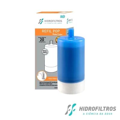 Refil Purificador água Pop Original Rosca Curta Bica Movel