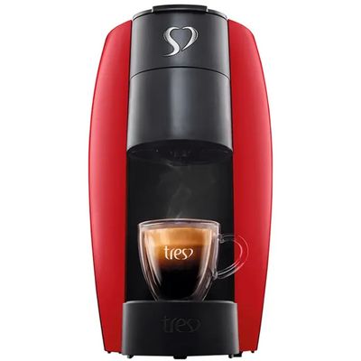 Cafeteira Espresso TRES Coracoes LOV - 20039020 Vermelho 220 VOLTS