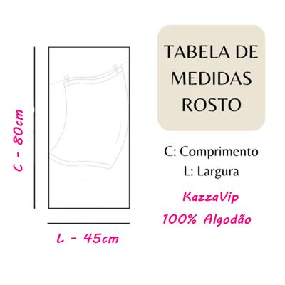 Kit 04 Toalha de Rosto KazzaVip Felpuda 100% Algodão Eleganz 45cmx80cm Sortido