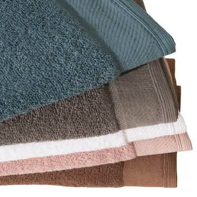 Kit 04 Toalha de Rosto KazzaVip Felpuda 100% Algodão Eleganz 45cmx80cm Sortido