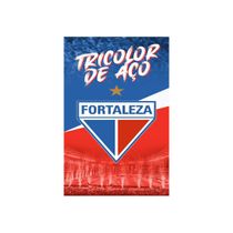 Toalhinha Social De Academia e Mão KazzaVip Felpa 50% Algodão e 50% Poliéster Estampada Oficial Licenciada Fortaleza 30cmx50cm Azul