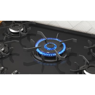 Fogão Itatiaia 5 Bocas Itaglass Plus com Mesa de Vidro e Acendimento Automático - Preto