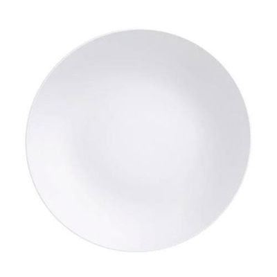 Conjunto com 6 Pratos Rasos Tramontina Leonora em Porcelana 25 cm - Branco