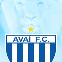 Toalhinha Social De Academia e Mão KazzaVip Felpa 50% Algodão e 50% Poliéster Estampada Oficial Licenciada Avai F.C. 30cmx50cm Azul