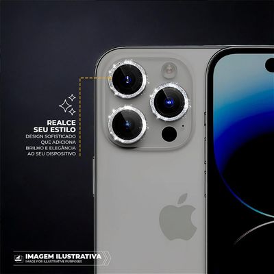 Protetor de lente One Armor para iPhone 16 Pro / 16 Pro Max - Glitter - Gshield
