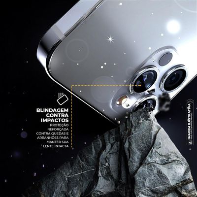 Protetor de lente One Armor para iPhone 16 Pro / 16 Pro Max - Glitter - Gshield