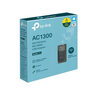 Adaptador TP-LINK T3U USB Wireless ARCHER AC1300 Mini
