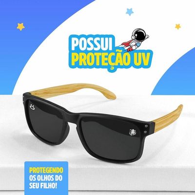 Relógio Digital Infantil Prova Dagua + Oculos Proteção Uv Sol Presente Menino Vermelho Criança Verão