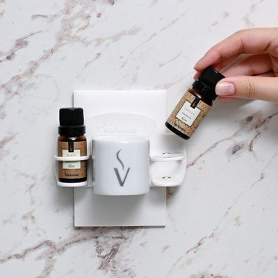 Suporte para Óleos Essenciais e Essências White - Via Aroma