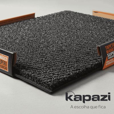 Tapete Capacho Mágico Super Absorção Sujeiras 50x80cm Kapazi