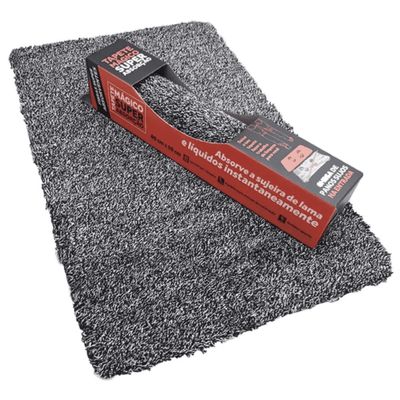 Tapete Capacho Mágico Super Absorção Sujeiras 50x80cm Kapazi