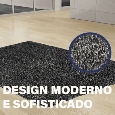 Tapete Capacho Mágico Super Absorção Sujeiras 50x80cm Kapazi