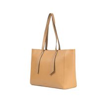 Bolsa Feminina Grande Tote Com Alça Alongada Bege