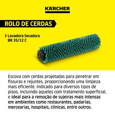 Rolo de Cerdas Verdes BR 35/12 C Karcher