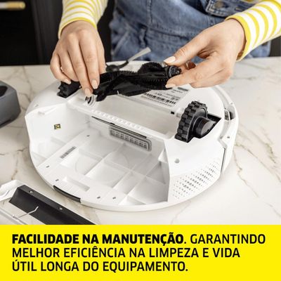 Robô Aspirador de Pó Kärcher RCV 2 com Navegação e Controle Remoto – Bivolt Karcher
