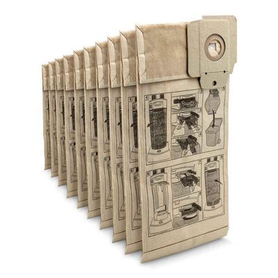 Kit de Filtros de Papel para Aspiradores CV (10 unidades) Karcher