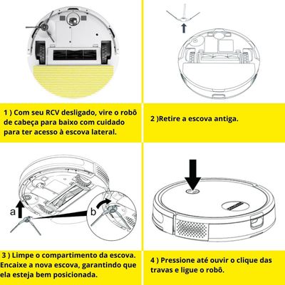 Escova Lateral RCV 2 Karcher