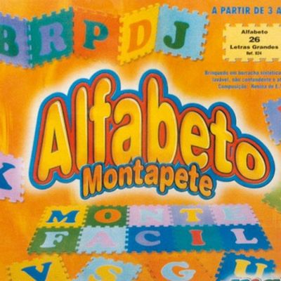 Tapete Alfabeto em Eva - 26 placas - 33 x 33 cm - Colorido - NIG