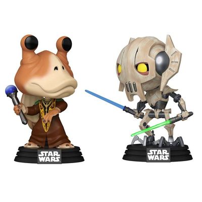 Funko Pop Star Wars Jar Jar Binks vs General Grievous 2-Pack