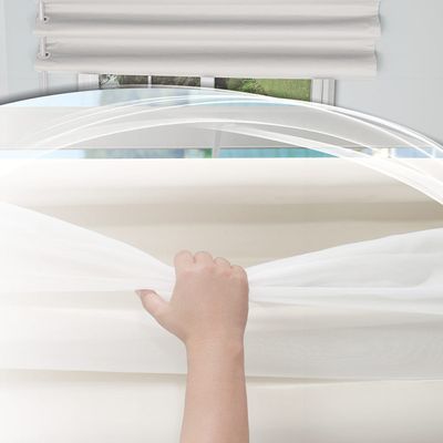 Cortina Bella Janela Pratika Lisa 2,60x1,70m Branca UNICA