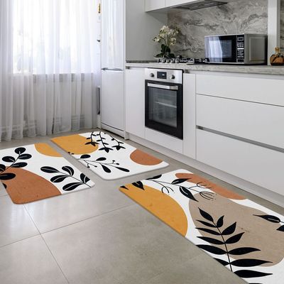 Kit Tapete De Cozinha Minimalista e Natural