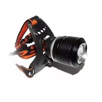 Lanterna De Cabeça Led T6 Cree Com Zoom Recarregavel Policial