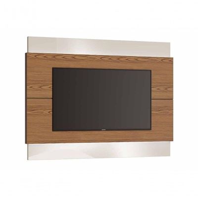 Rack Com Painel Classic +1g 1.4 Freijó Com Off White - Imcal Móveis