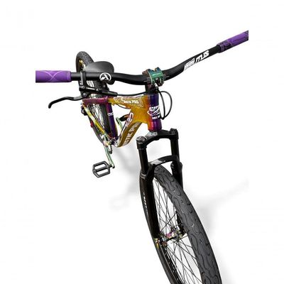 Bicicleta aro26 ProxRusticProCamaleão Freeride Single FreioHidraulico Shimano Garfo Trava Cubo K7