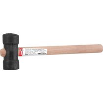 Martelo De Borracha 40 Mm, Cabo Em Madeira, Preto, Nove54 Ostenvonder
