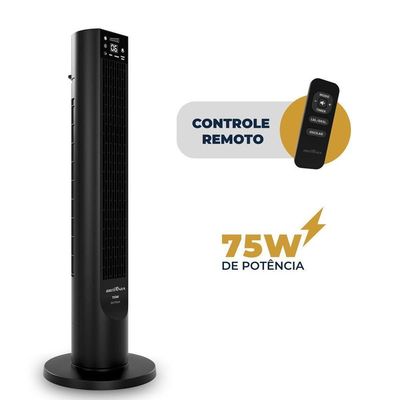 Ventilador Torre Britânia Painel Touch 75W BVT90A 220V