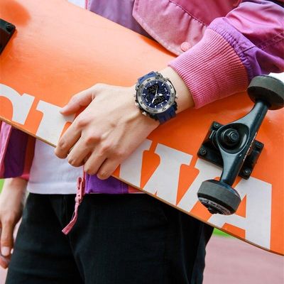 Relógios Esporte Quartzo E Digital 50m Cronômetro E Luz De Fundo