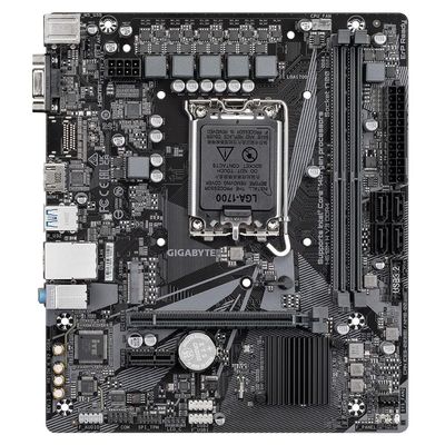 Placa Mae Gigabyteintel LGA1700 DDR4 Micro ATX - H610M H V3 DDR4 1.0
