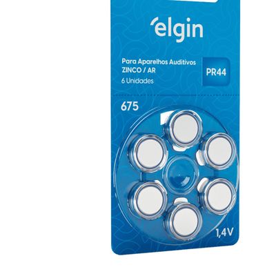 Pilha Auditiva TAM. 675 PR44 1,4V C/6UN