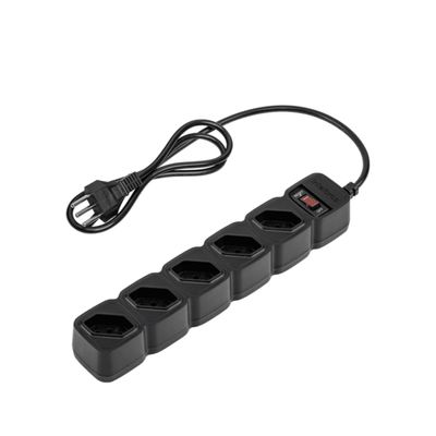 Protetor Eletronico C/ 5 Tomadas EPE 205 + Preto 4824203