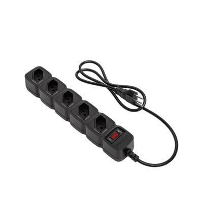 Protetor Eletronico C/ 5 Tomadas EPE 205 + Preto 4824203