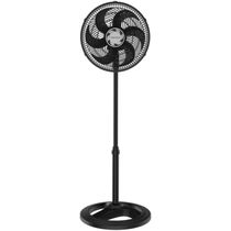 Ventilador Coluna 30CM Turbo 6 Preto Ventisol - 220V